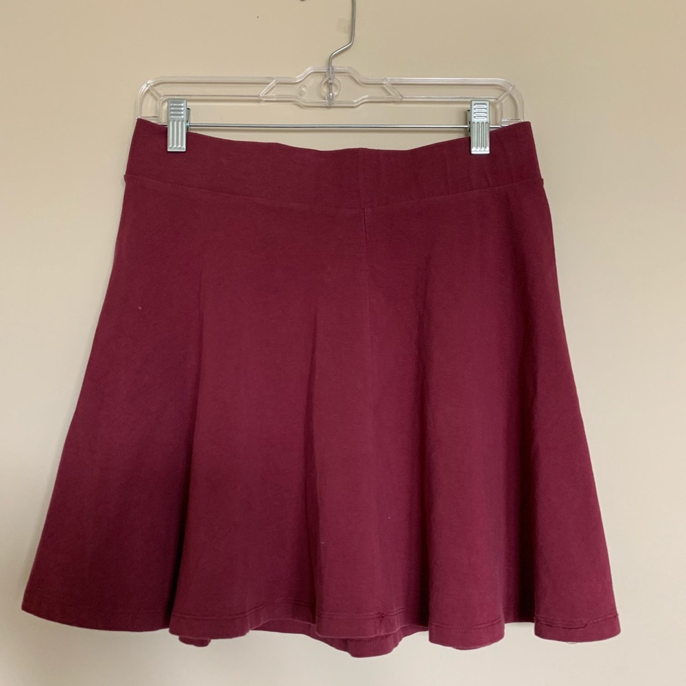Burgundy skater skirt ❤️